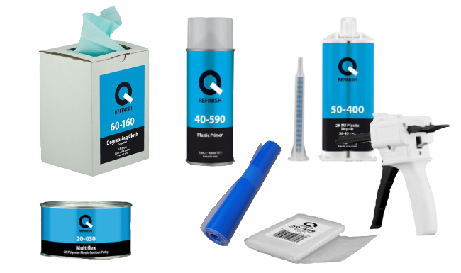 Q-Refinish Kunststoffreparatur-Paket